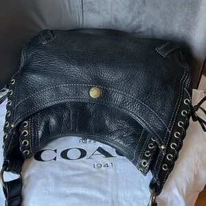Coach | Bags | Coach Chelsea Abbey Black Hobo Saddlebag
